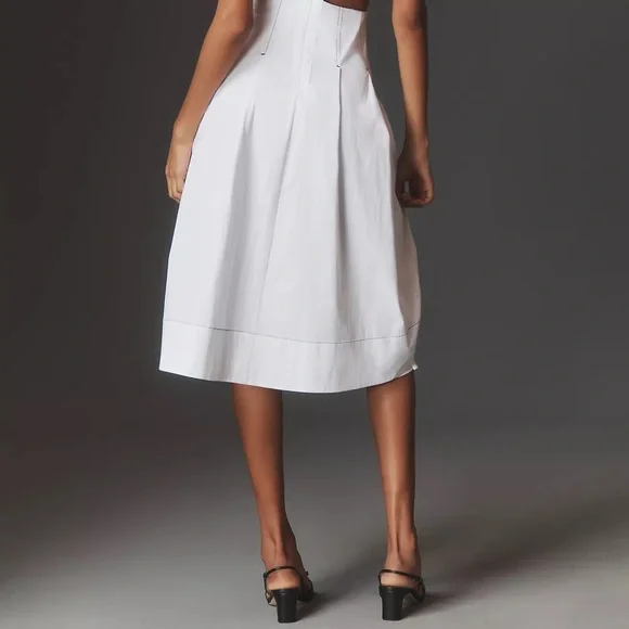 Strappy Square-Neck Apron Midi Dress - Picture 10 of 12